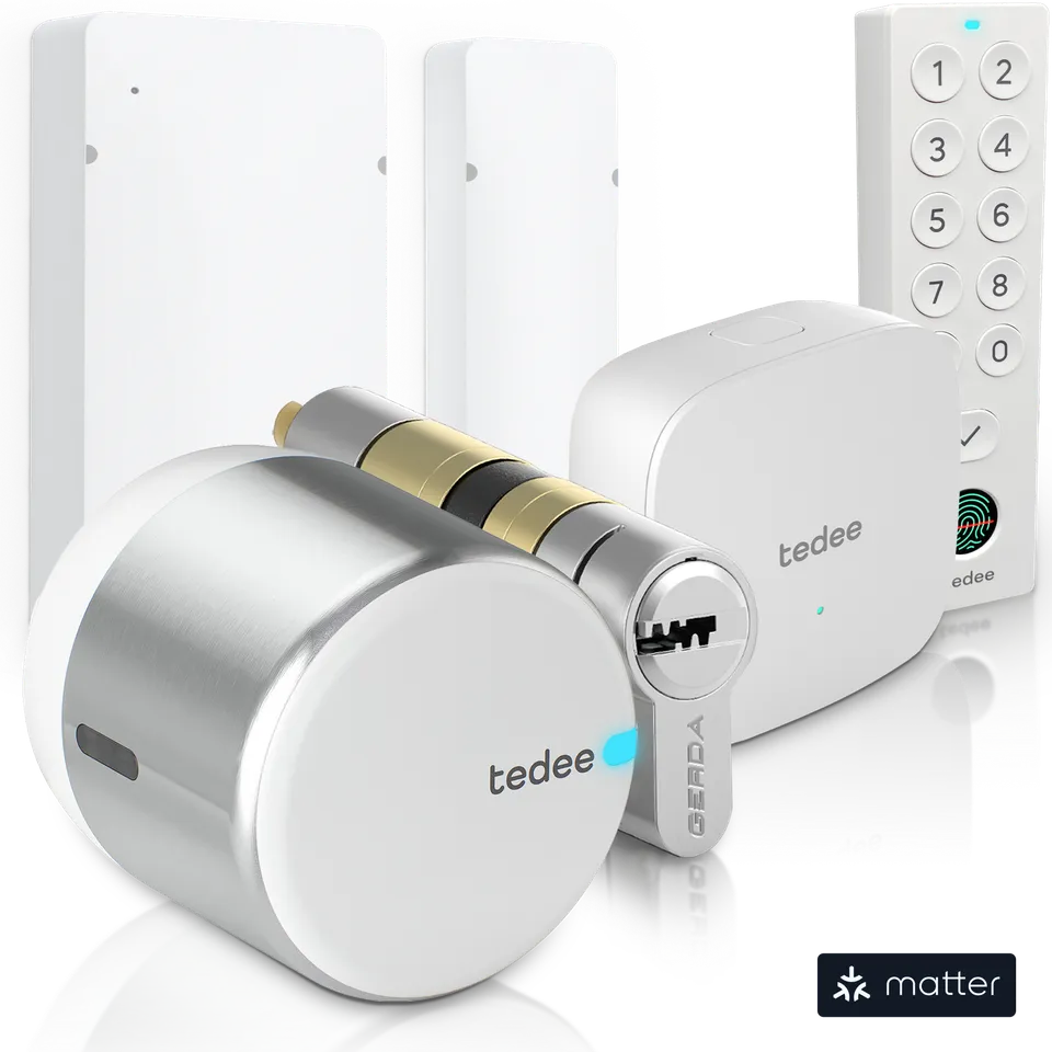 tedee-go2-door-sensor-cylinder-full-bundle-smart-lock-bridge-keypad-pro image 1