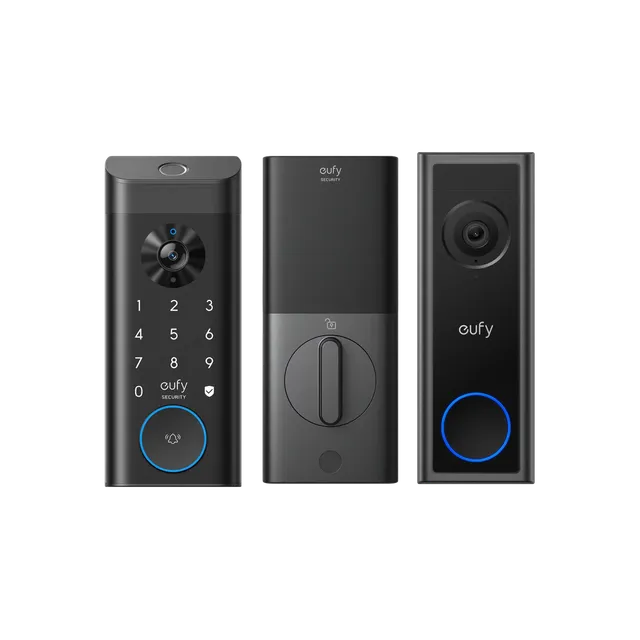 eufy-security-video-smart-lock-e330-video-doorbell-c30-set image 1