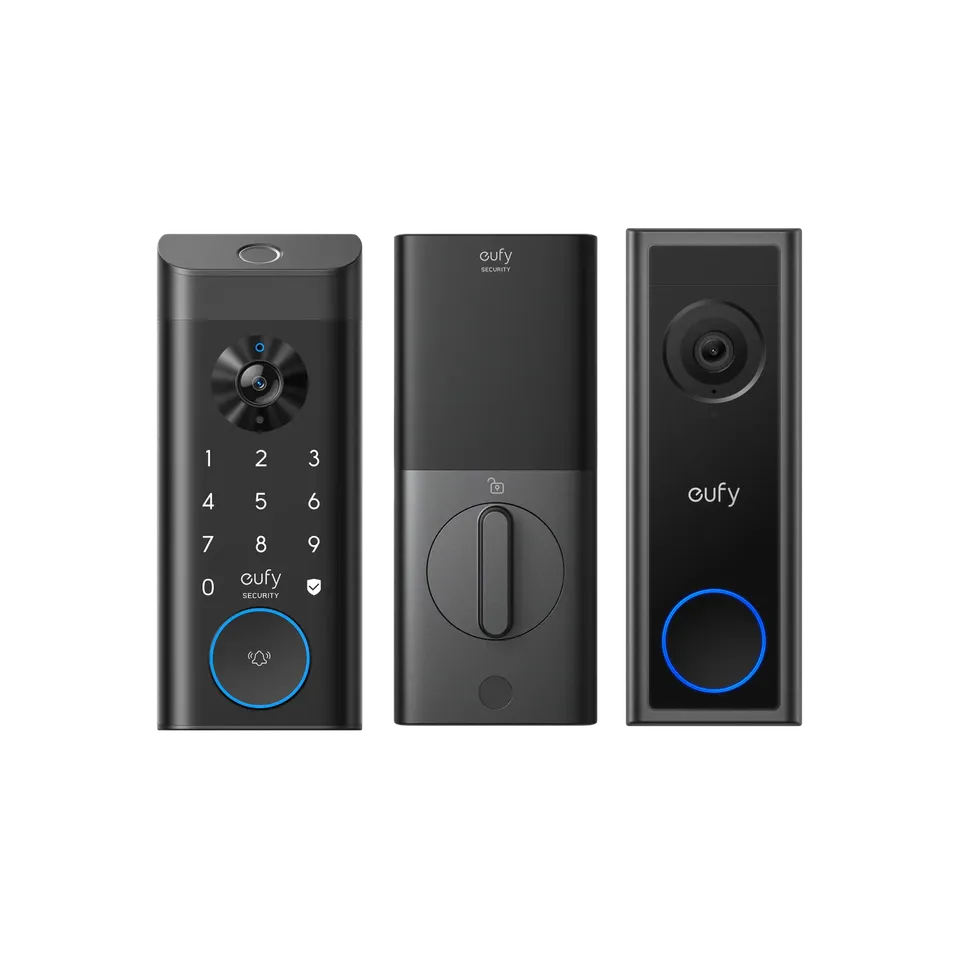 eufy-security-video-smart-lock-e330-video-doorbell-c30-set image 1
