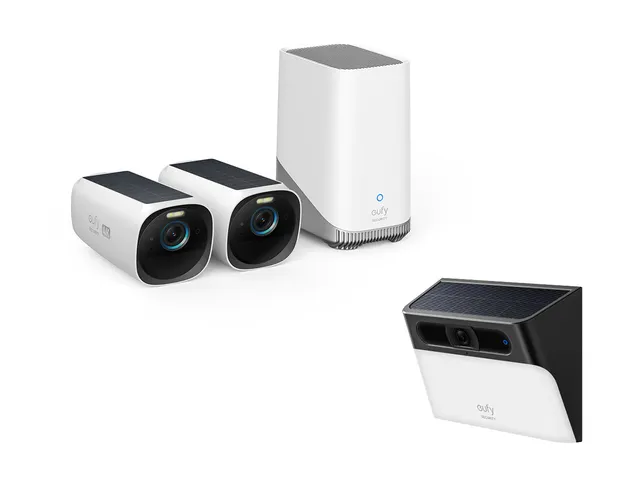 eufy-security-eufycam-s330-eufycam-3-solar-wall-light-cam-s120-bundle image 1