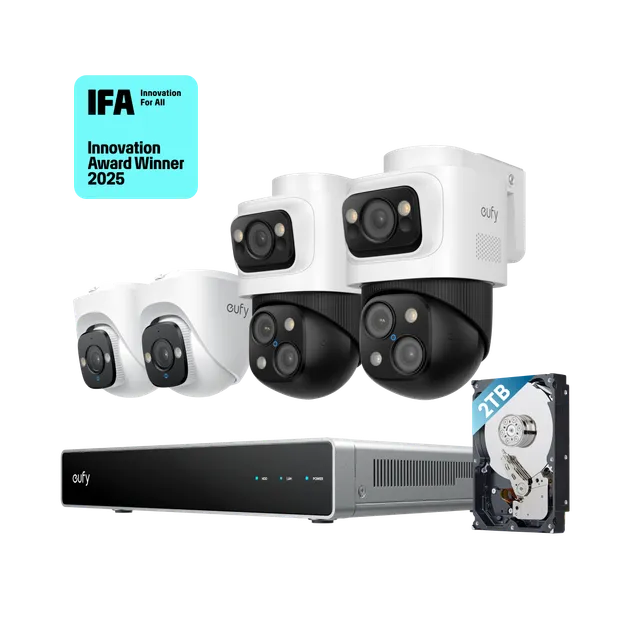eufy-security-s4-poe-nvr-security-system-8-kanal-nvr-mit-2x-bullet-ptz-und-2x-tu image 1