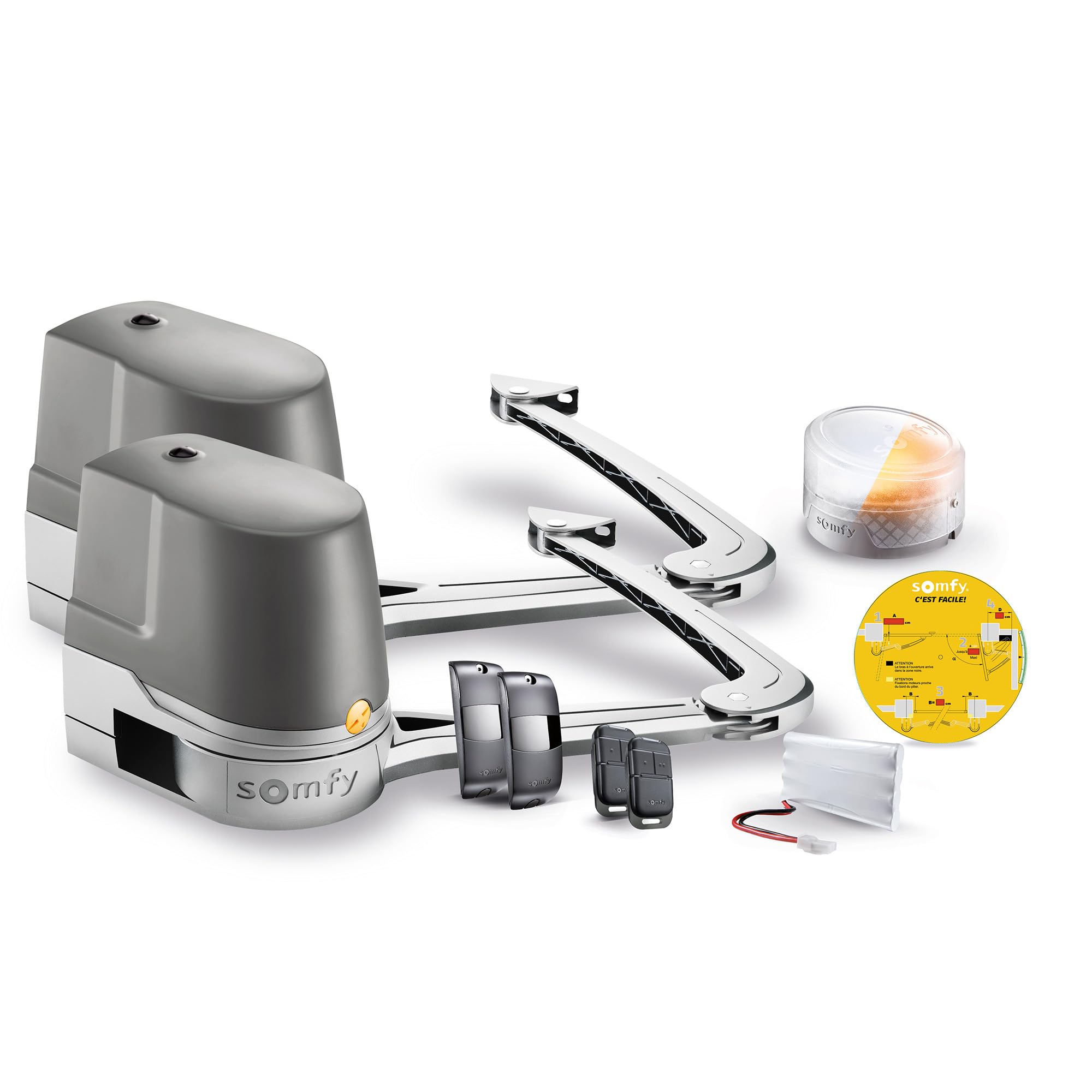 somfy-2401288-evolvia-star-drehtorantrieb-mit-fl-gelarm image 1