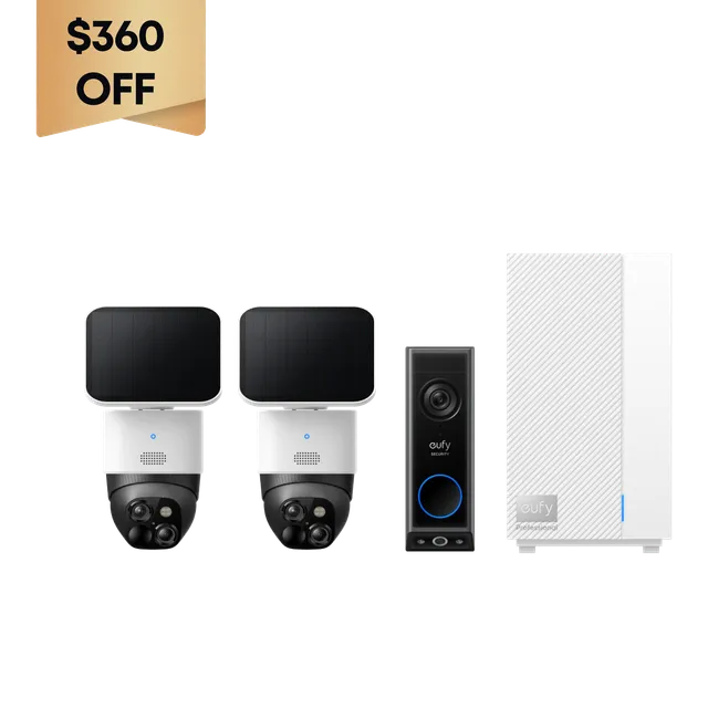 eufy-security-front-door-security-bundle-mit-homebase-professional-s1-2x-solocam image 1