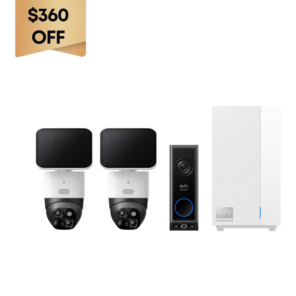 eufy-security-front-door-security-bundle-mit-homebase-professional-s1-2x-solocam image 1