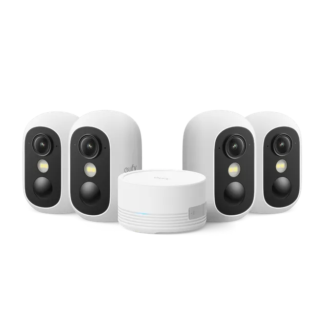 eufy-security-eufycam-c35-4-cam-kit-mit-homebase-mini image 1
