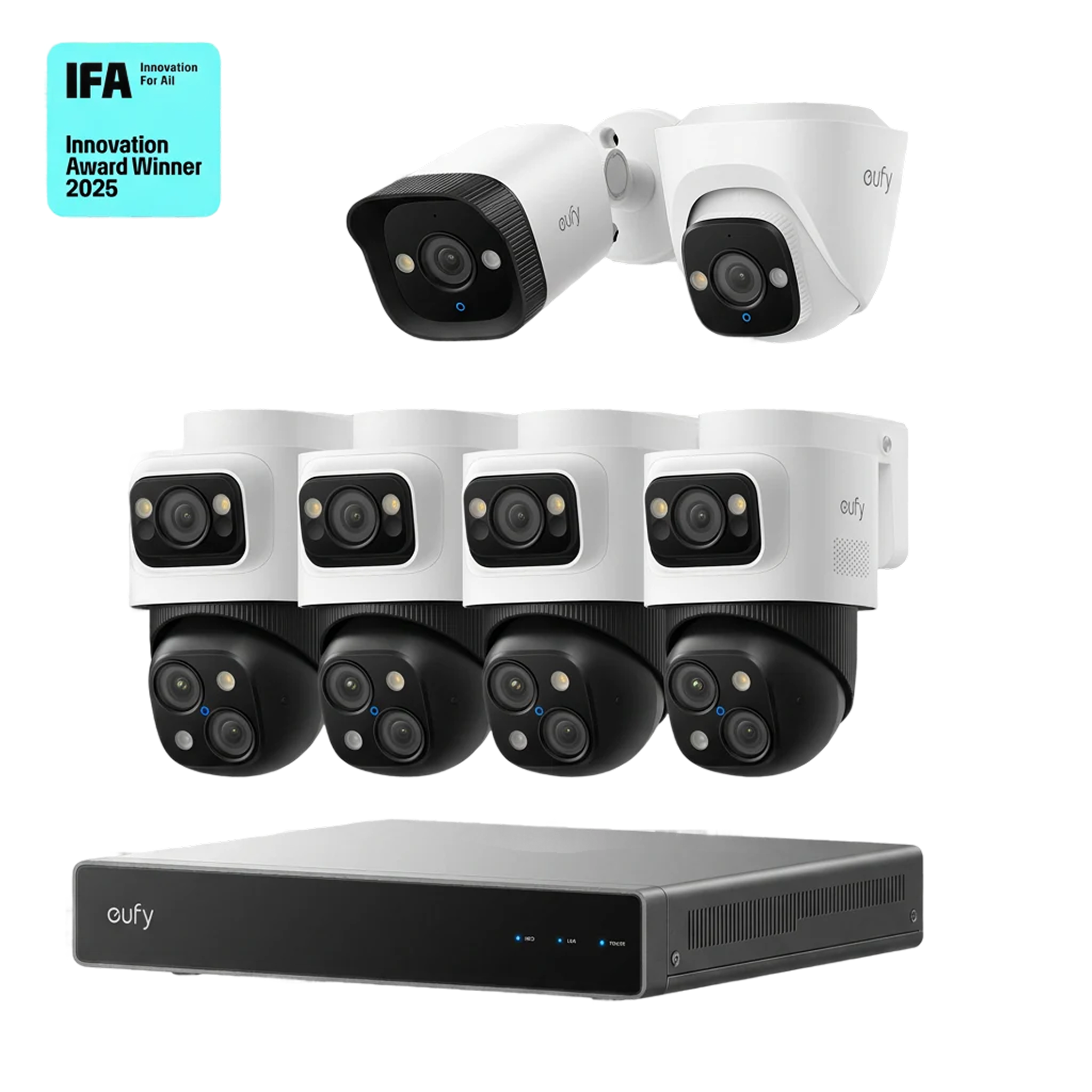 eufy-security-poe-nvr-system-s4-max-mit-turret-e41-und-bullet-e40 image 1