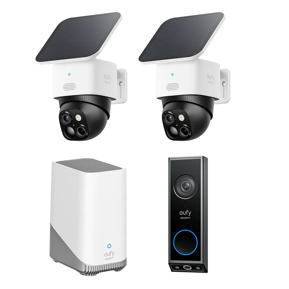 eufy-security-solocam-s340-2er-set-video-doorbell-e340-homebase-s380 image 1