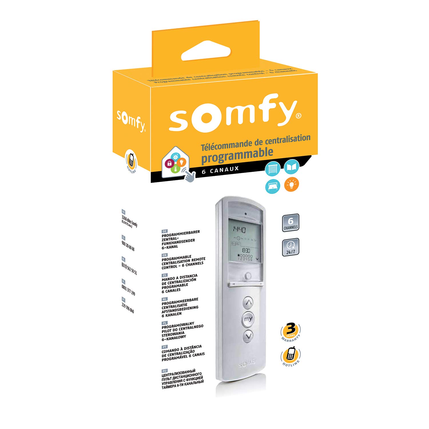 somfy-telis-6-chronis-rts-pure-2401101-6-kanal-funkfernbedienung-mit-zeitsteueru image 2