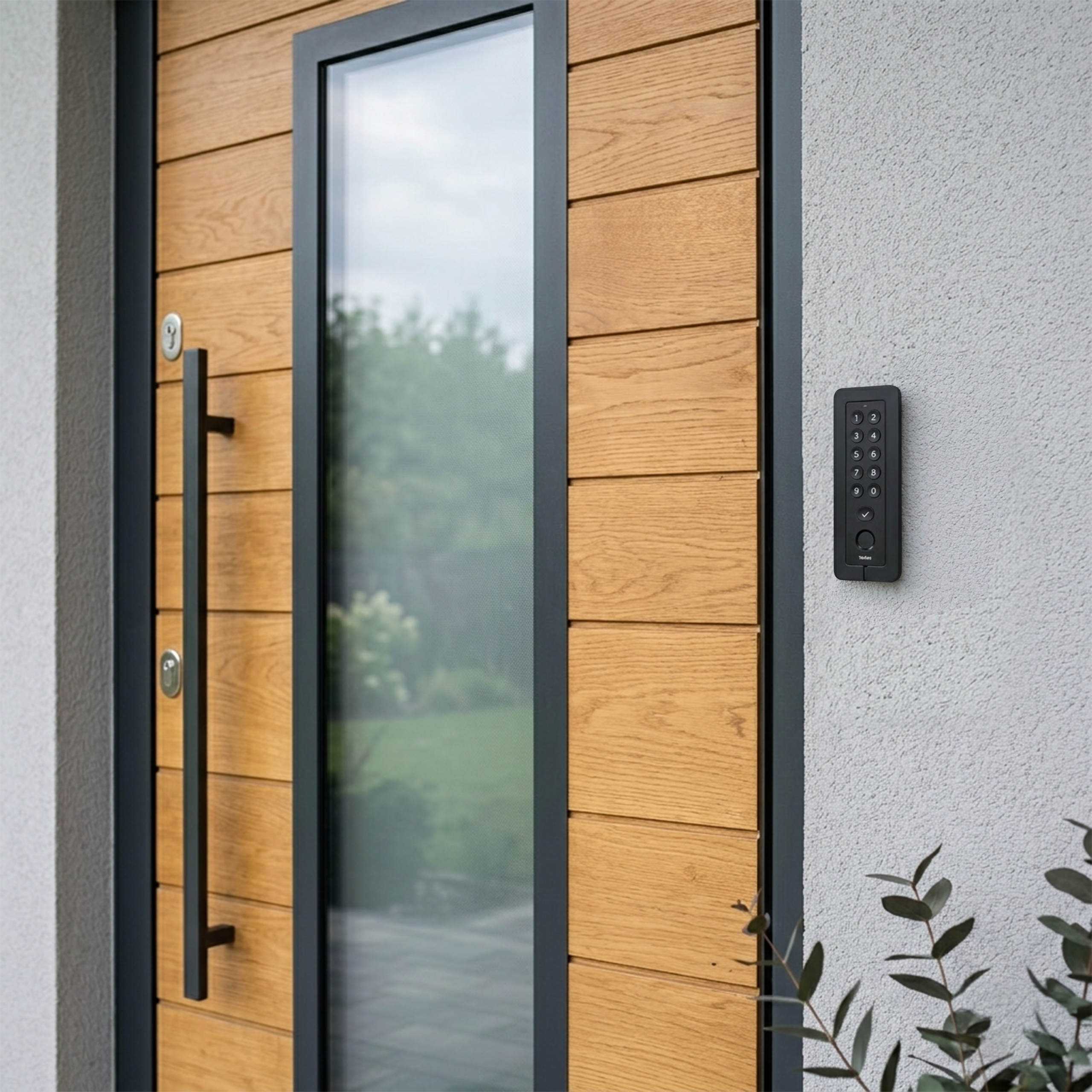 tedee-flush-wall-mount-f-r-keypad-pro-white-black-unterputz-halterung image 7