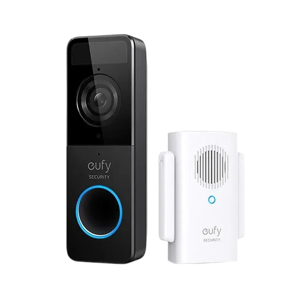eufy-security-video-doorbell-slim-1080p-akku-mit-mini-repeater image 1