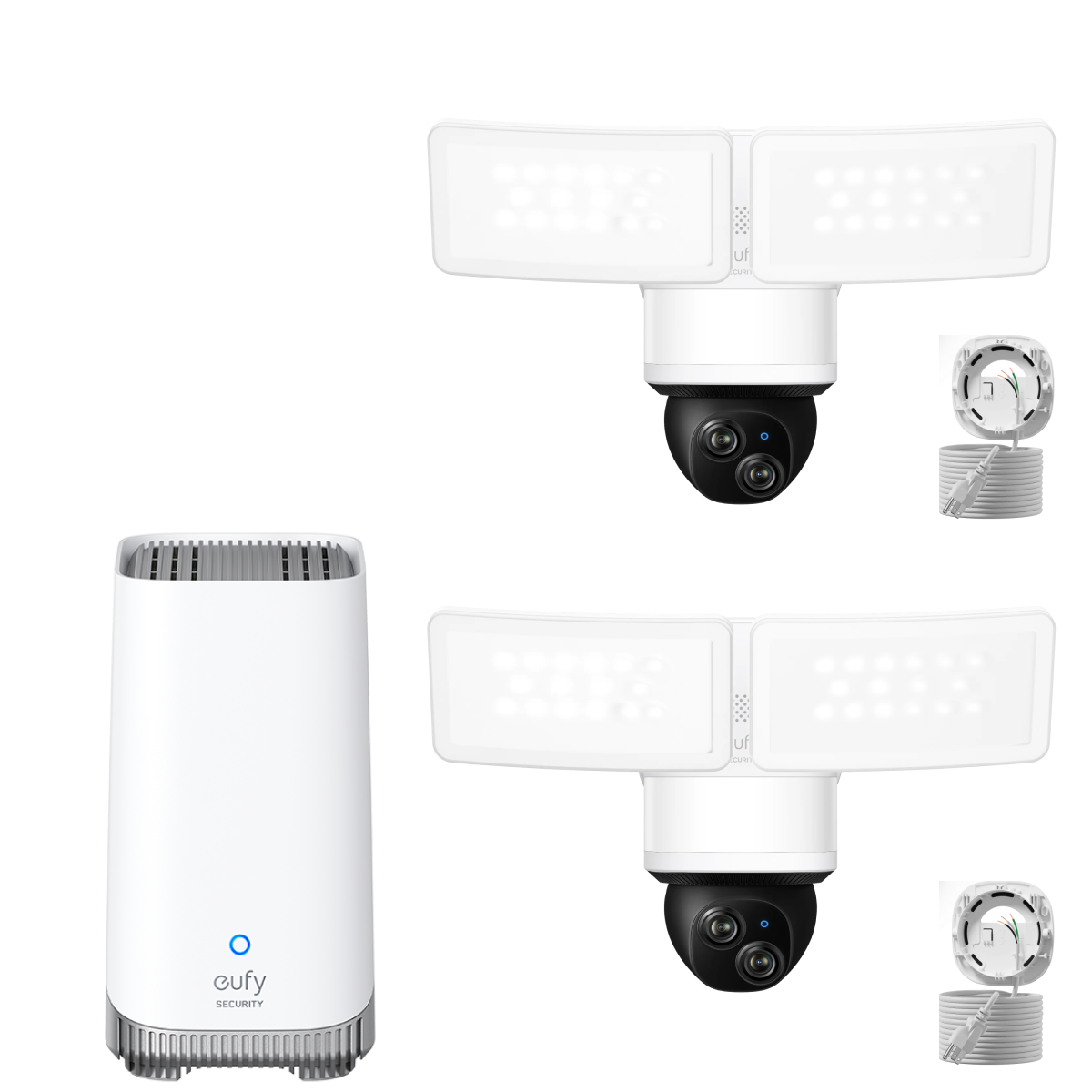 eufy-security-floodlight-camera-e340-2er-set-mit-ac-kabel-homebase-3 image 1