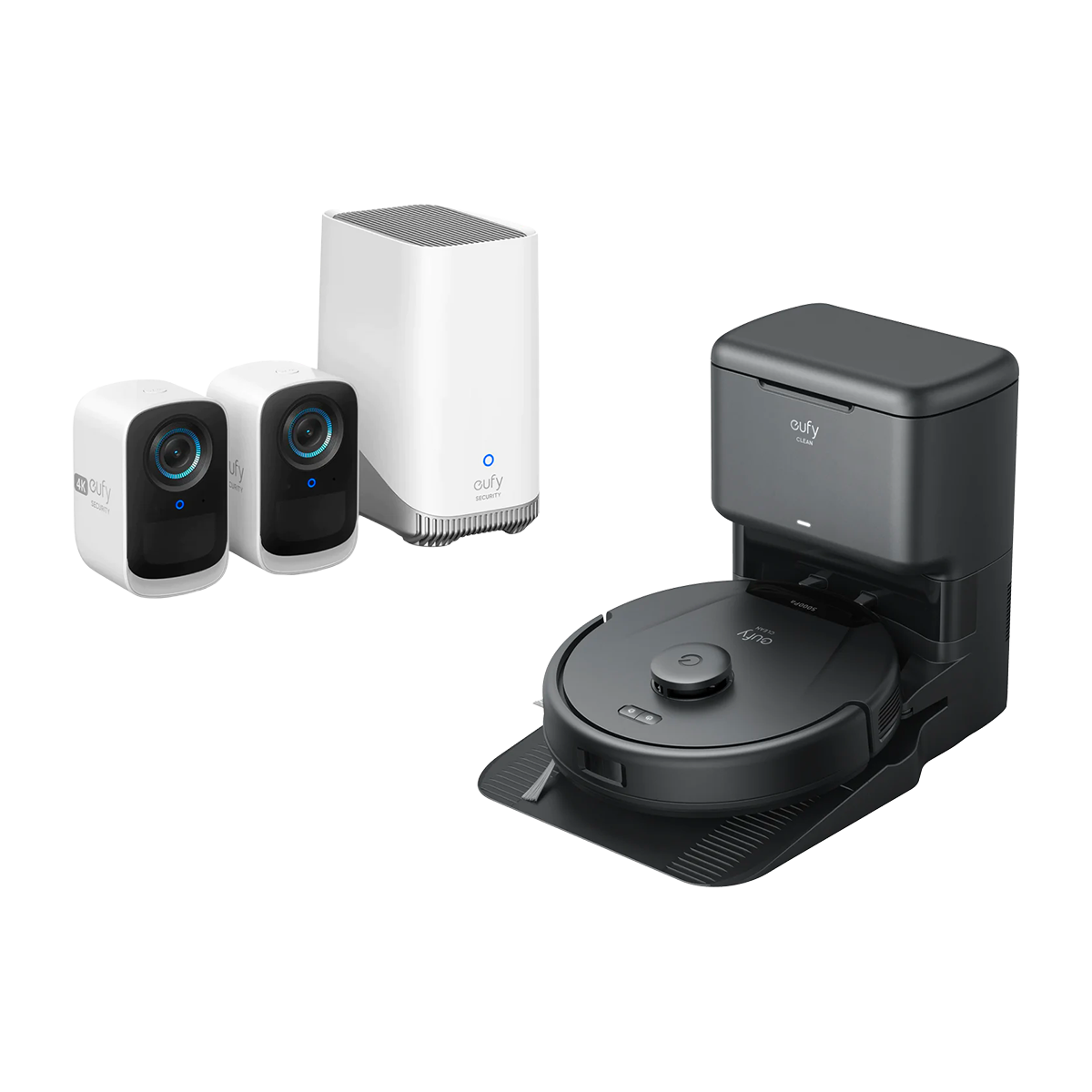 eufy-security-eufycam-s300-eufycam-3c-berwachungskamera-eufy-clean-l60-saugrobot image 1