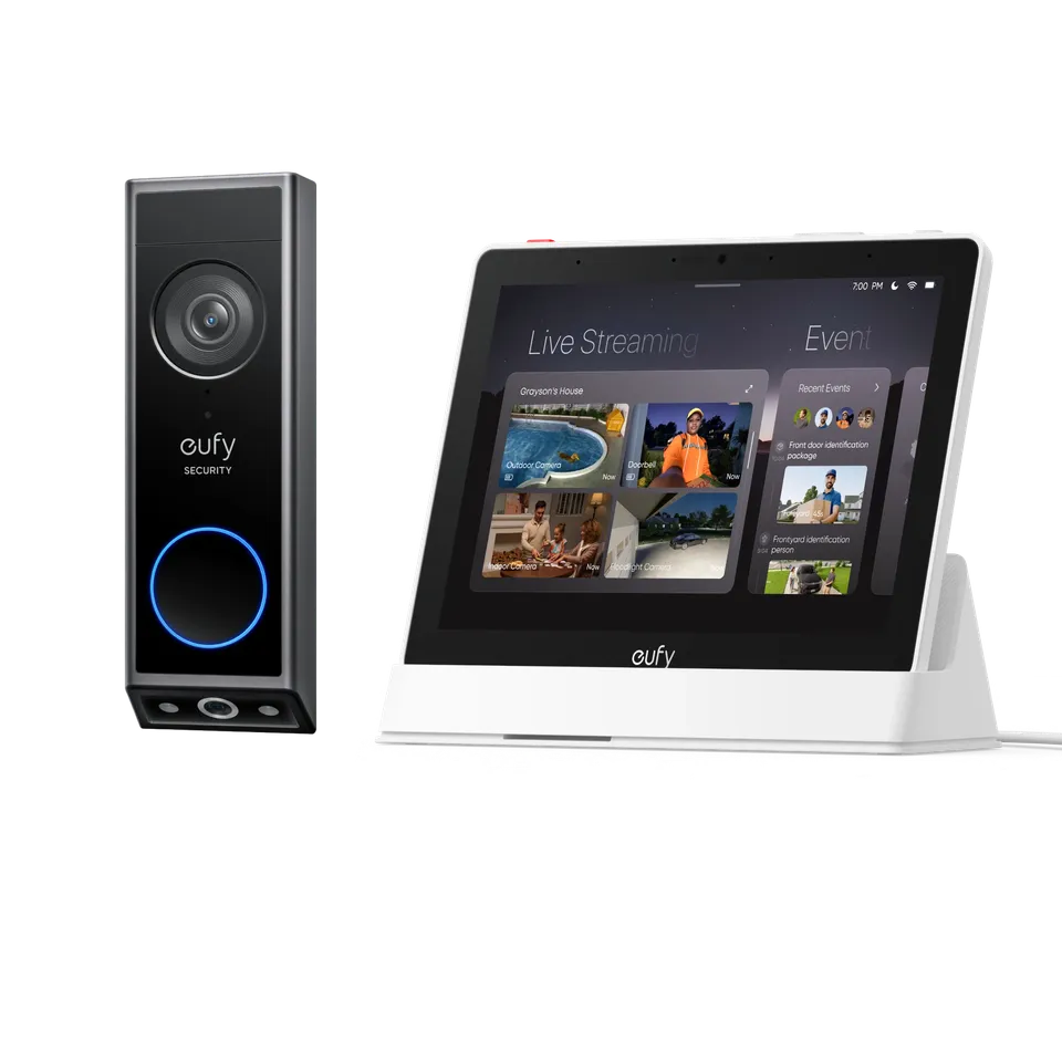 eufy-security-video-doorbell-e340-smart-display-e10-t-rschutz-set image 1