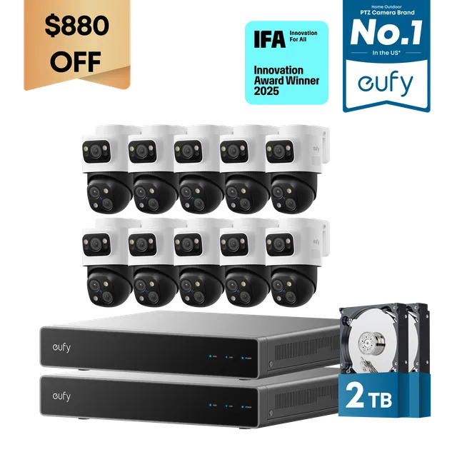 eufy-security-dual-nvr-poe-system-mit-10x-poe-cam-s4-4k-triple-lens-bullet-ptz-b image 1