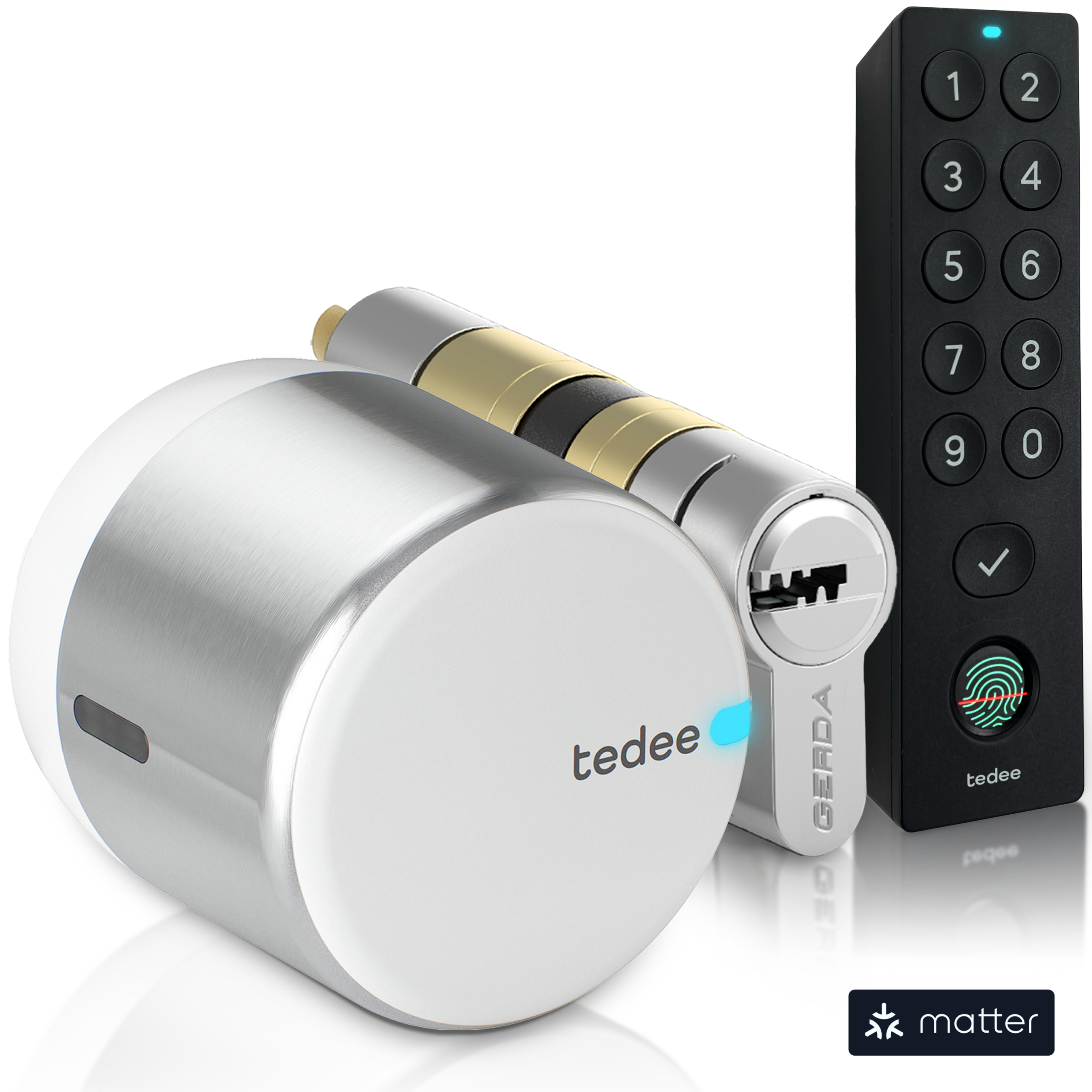 tedee-go2-smart-lock-zylinder-keypad-pro-bundle image 3