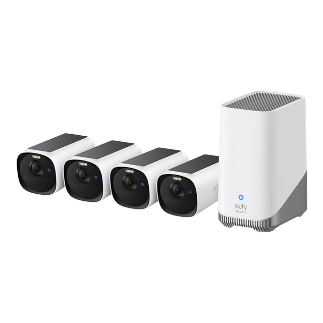 eufy-security-eufycam-e40-4-kamera-set-mit-homebase-s380 image 1