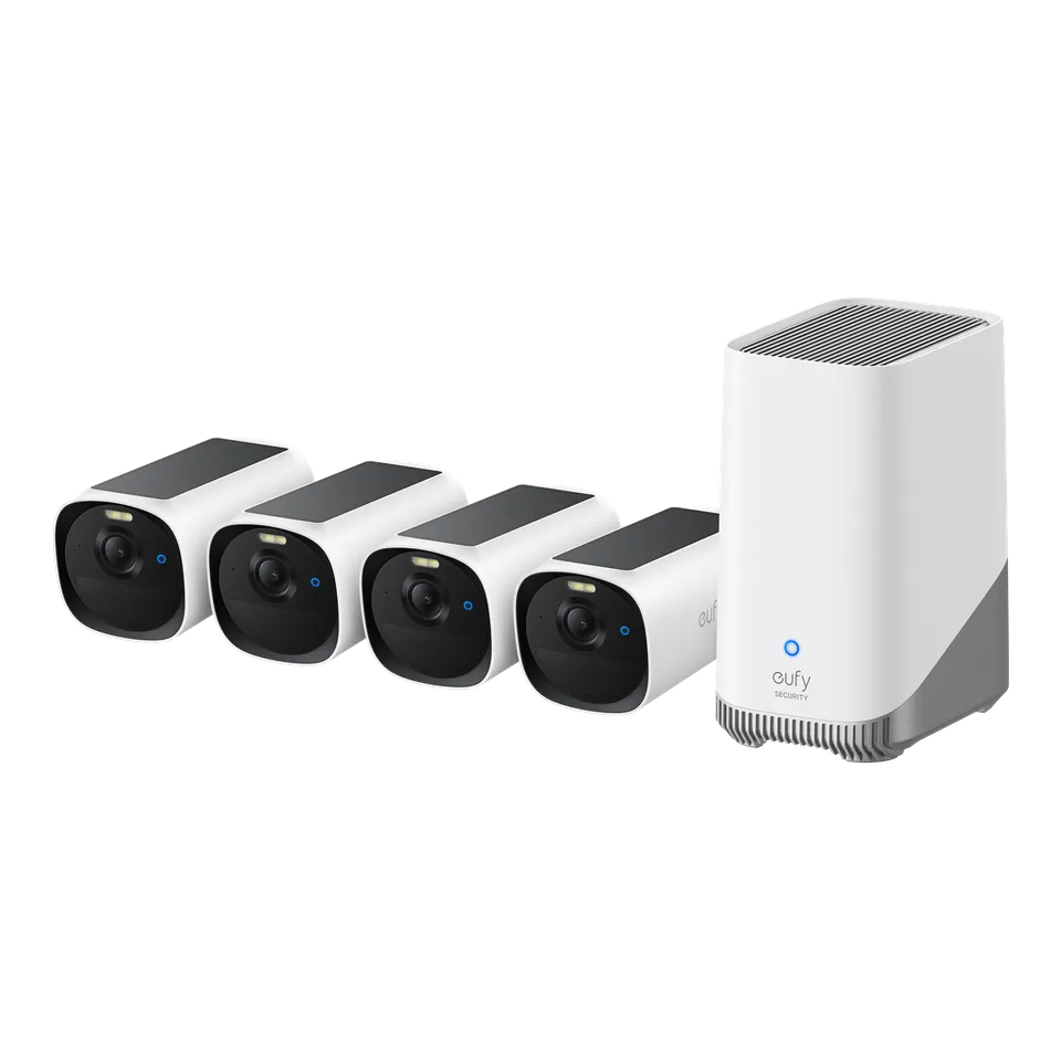 eufy-security-eufycam-e40-4-kamera-set-mit-homebase-s380 image 1