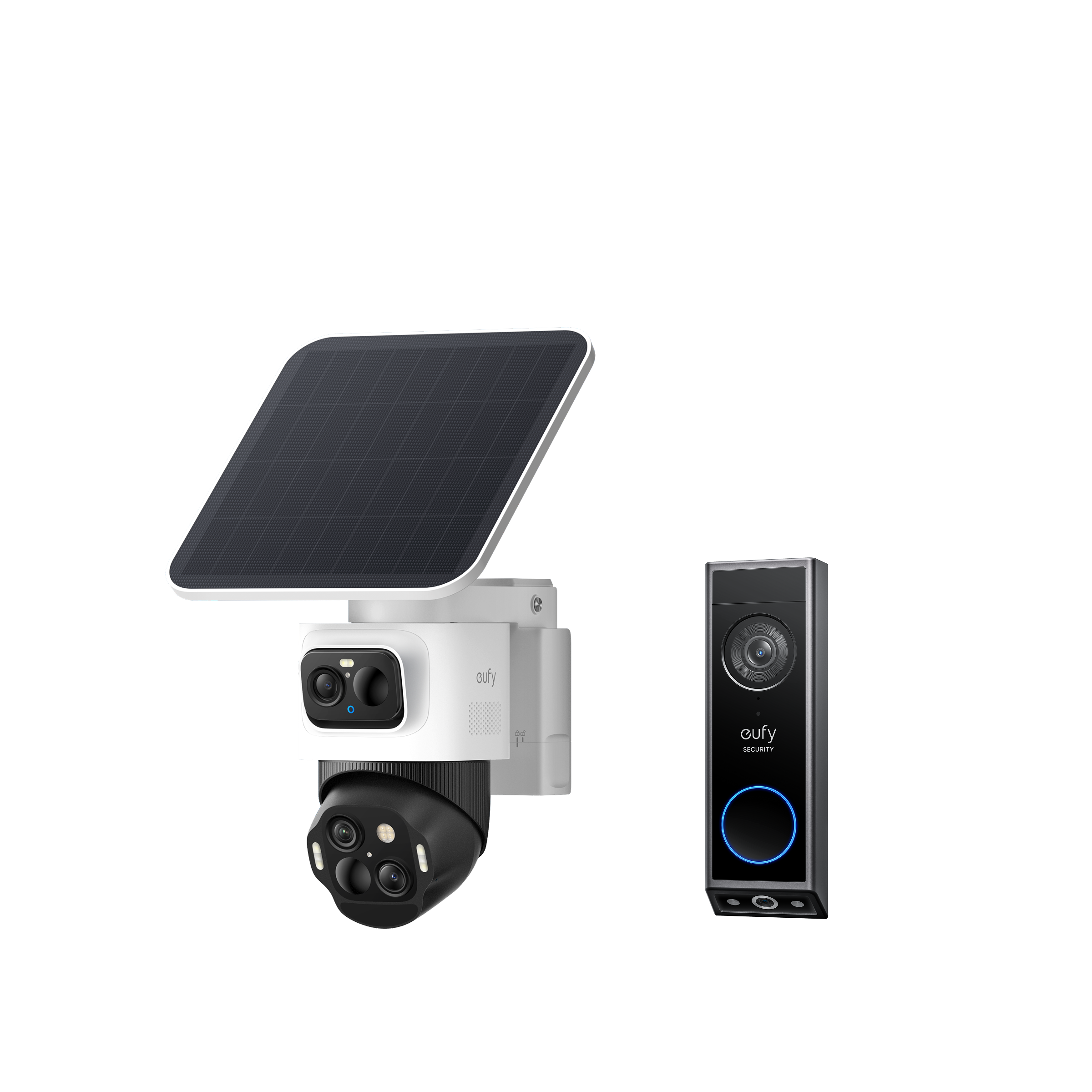 eufy-security-eufycam-s4-video-doorbell-e340-bundle-triple-lens-4k-ptz-set image 1