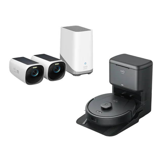 eufy-security-eufycam-s330-eufycam-3-4k-set-eufy-clean-l60-saugroboter-mit-absau image 1