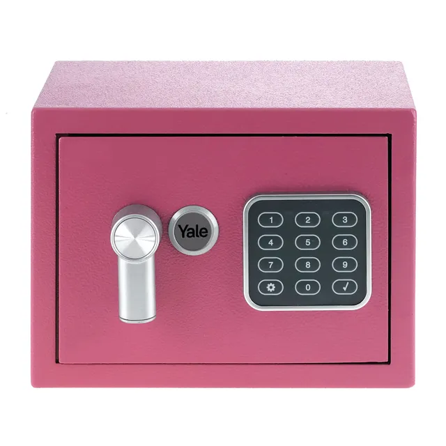 yale-elektronischer-tresor-ysv-170-db2-p-mini-rosa-m-beltresor-mit-pin-und-schl- image 1