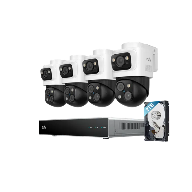 eufy-security-s4-max-poe-nvr-security-system-mit-4k-triple-lens-bullet-ptz-kamer image 1