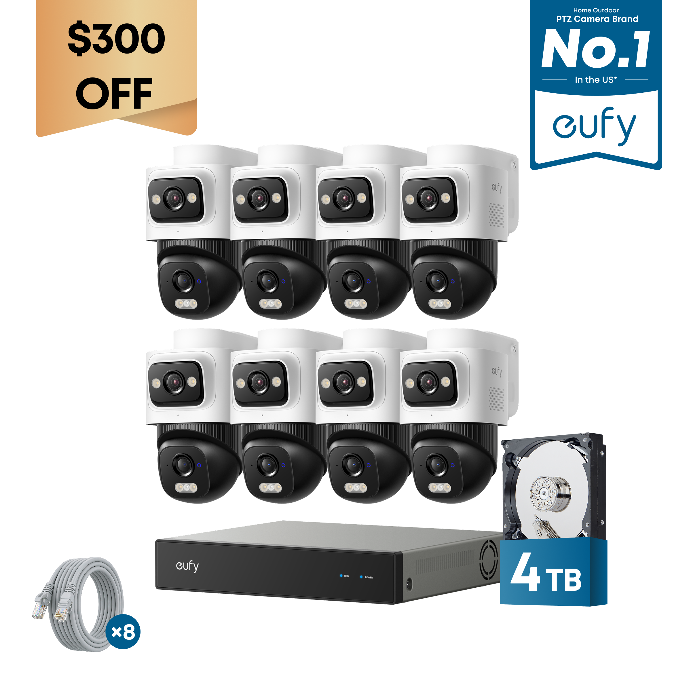 eufy-security-nvr-system-e50-8-cam-kit-4tb-poe-berwachungssystem-mit-dual-lens image 1