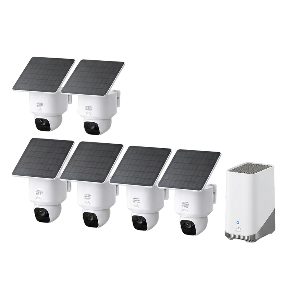 eufy-security-solocam-e30-6er-pack-homebase-3-berwachungskamera-set image 1