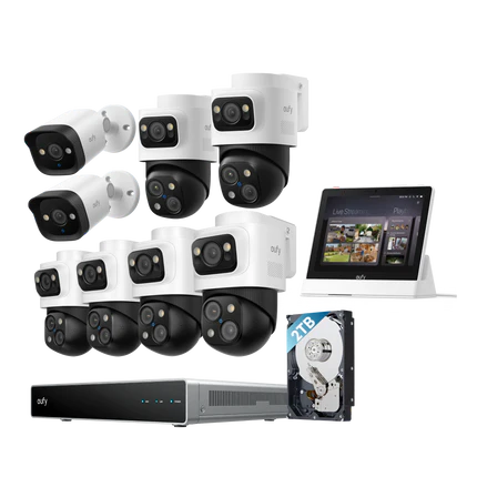 eufy-security-poe-nvr-s4-max-bullet-ptz-cam-s4-e40-smart-display image 1