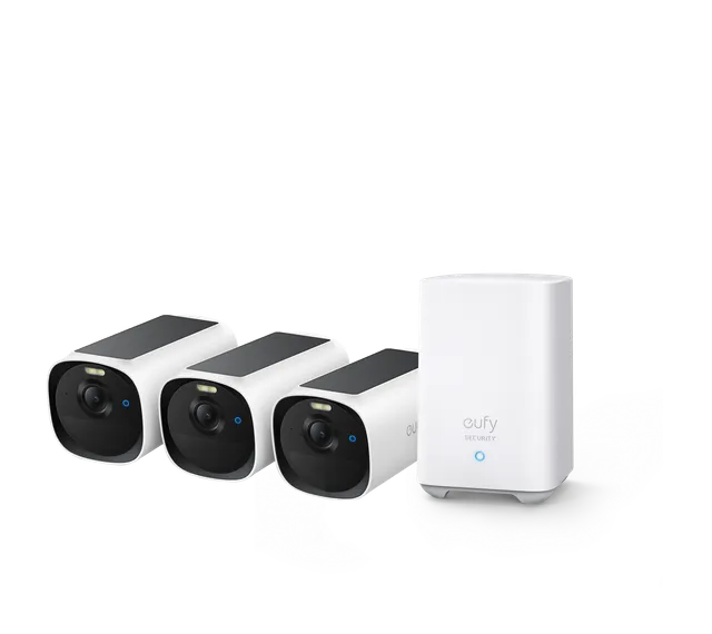 eufy-security-eufycam-e40-3-cam-kit-homebase-s280-set image 1