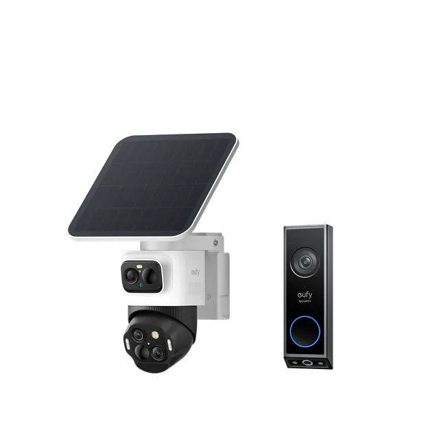 eufy-security-eufycam-s4-video-doorbell-e340-bundle-triple-lens-4k-ptz-set image 1