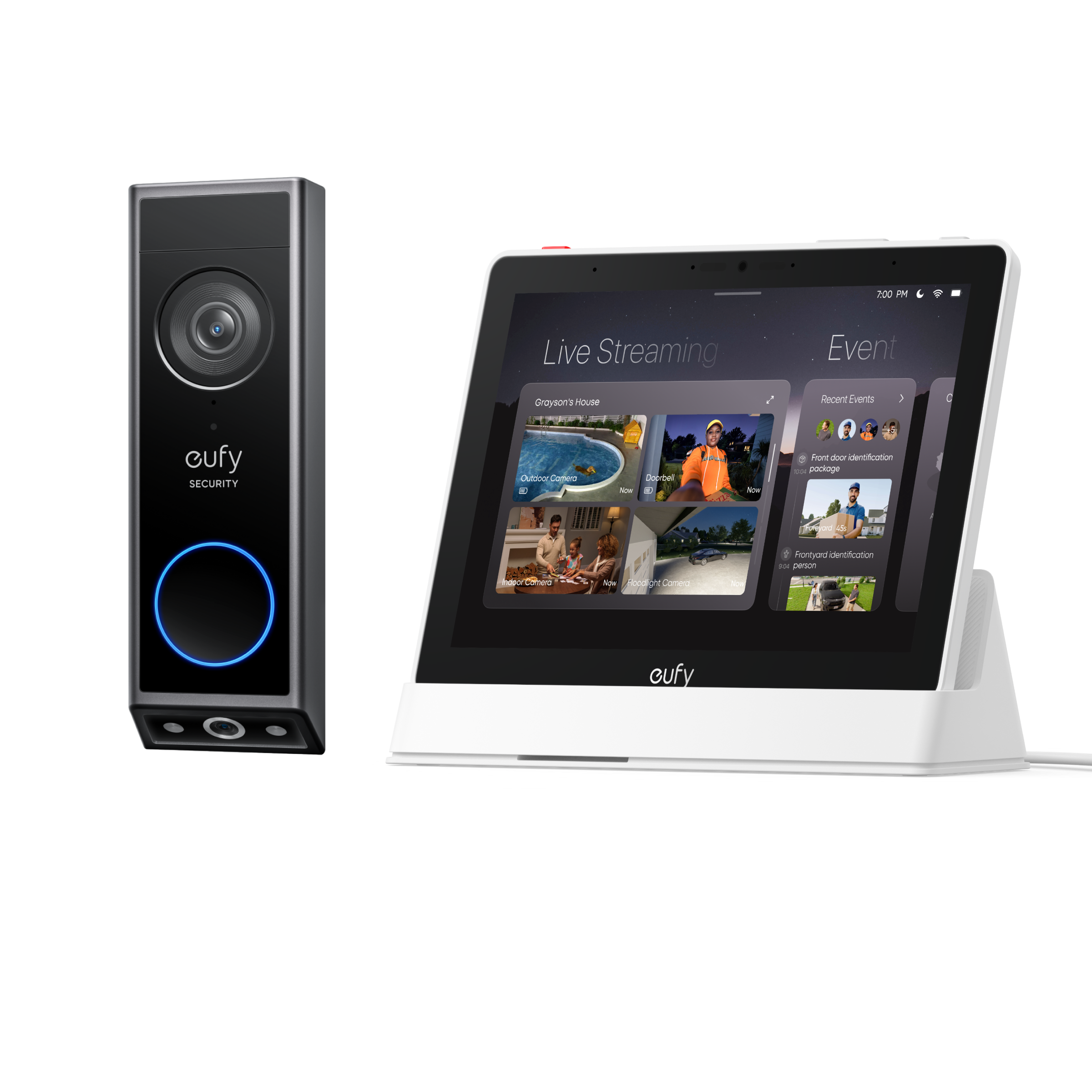 eufy-security-smart-display-e10-video-doorbell-e340-set-t-rsprechanlage-mit-bild image 1