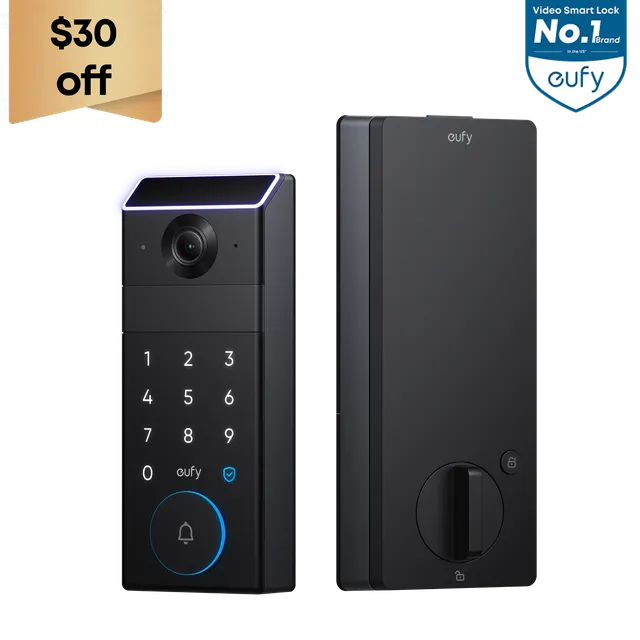 eufy-security-familock-s3-smart-lock-mit-handvenen-scan-und-2k-doorbell image 1