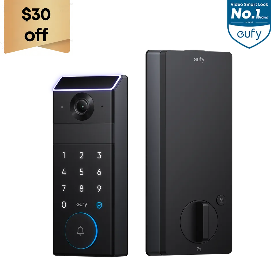 eufy-security-familock-s3-smart-lock-mit-handvenen-scan-und-2k-doorbell image 1