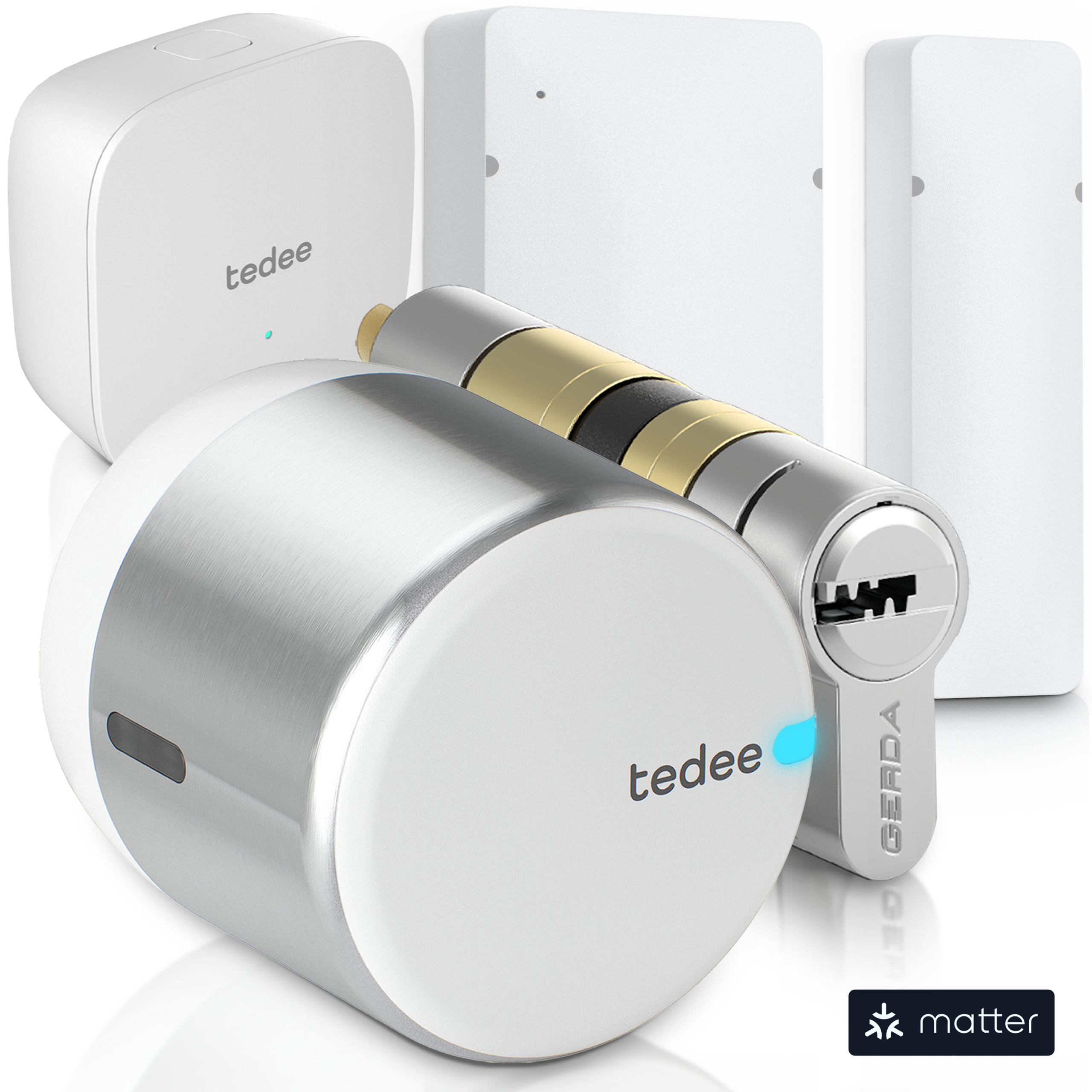 tedee-go2-smart-lock-bridge-door-sensor-bundle image 1
