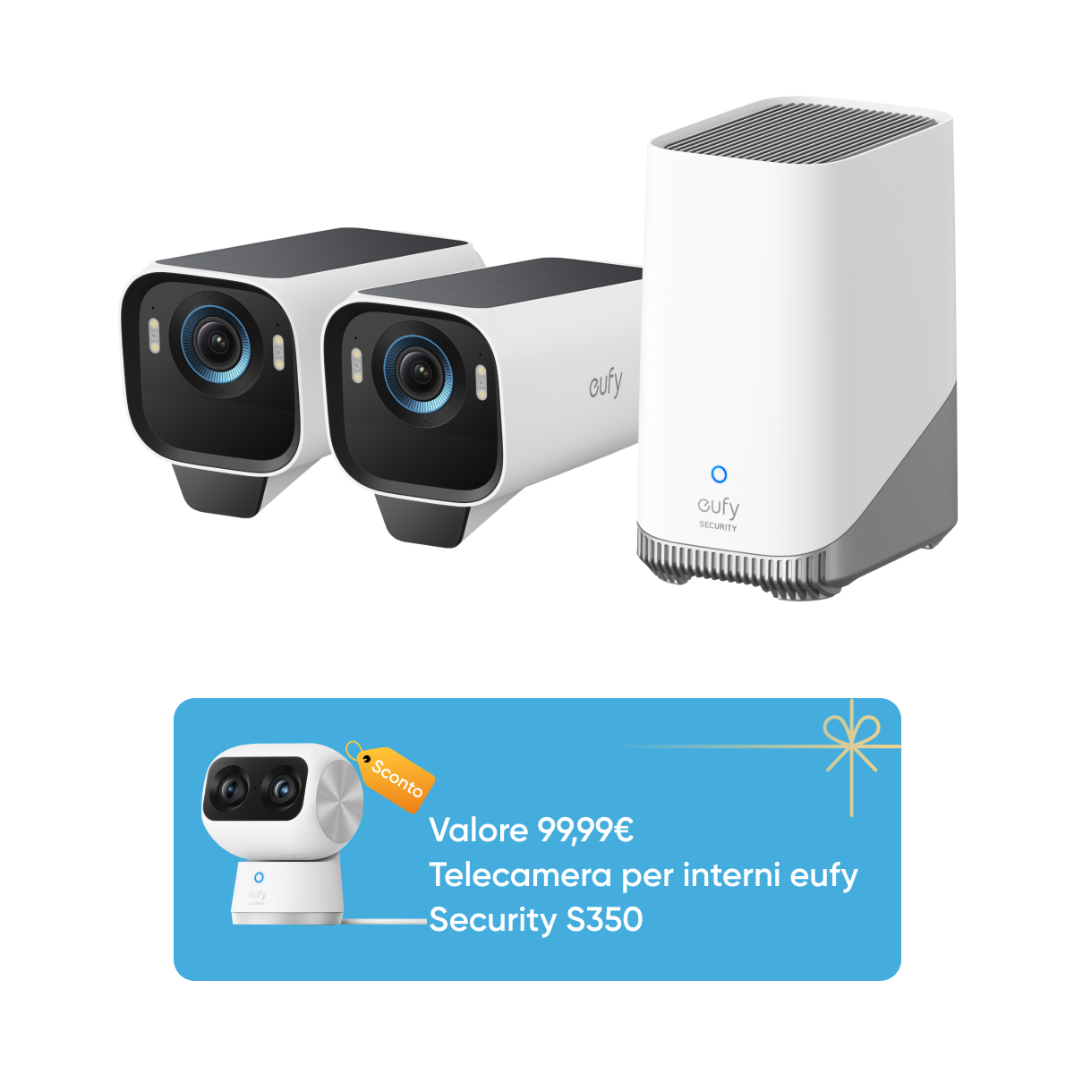 eufy-security-eufycam-s3-pro-2-kamera-kit-indoor-cam-s350-berwachungskamera-set image 1