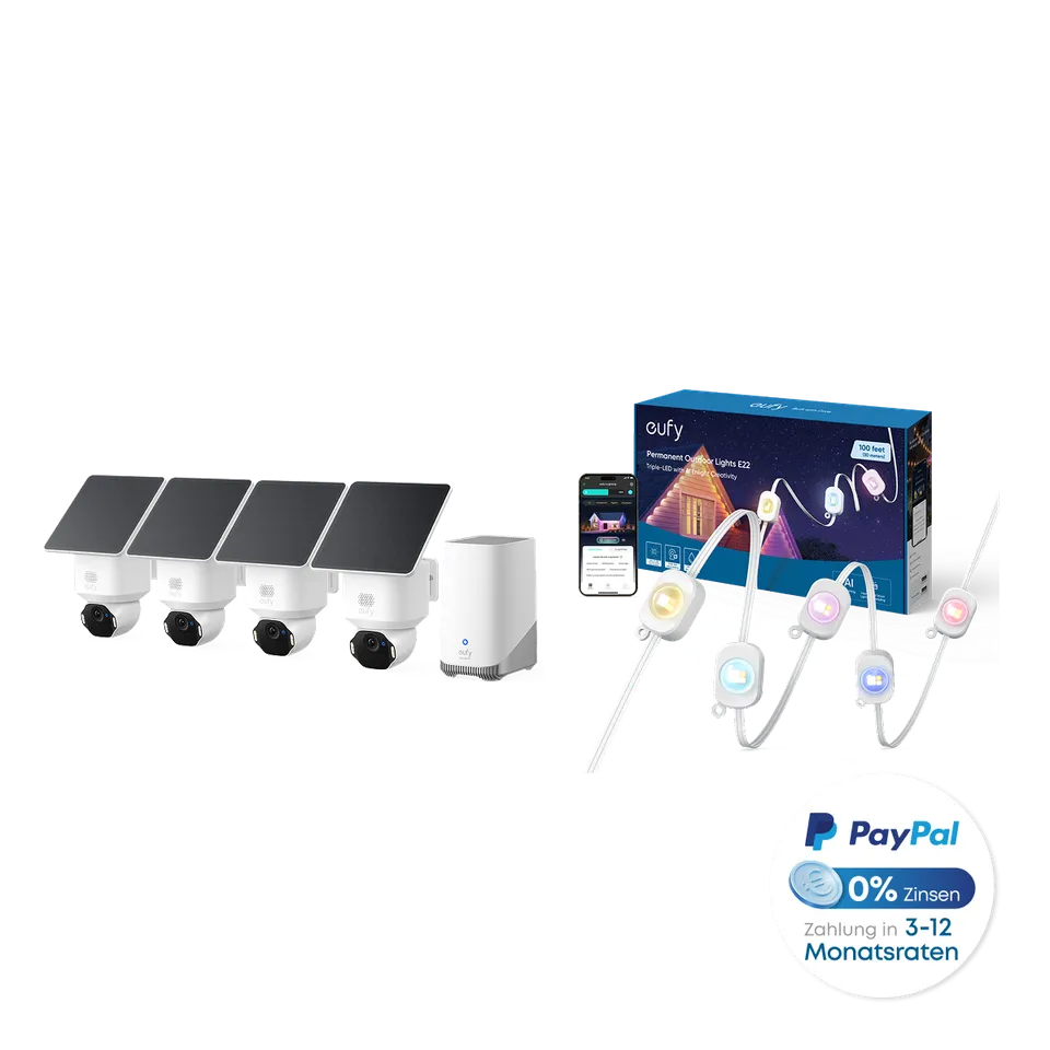 eufy-security-solocam-e42-4-kamera-kit-mit-homebase-s380-e22-permanent-au-enleuc image 1