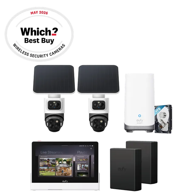 eufy-security-eufycam-s4-premium-komplett-bundle-2-cam-kit-display-e10-1tb image 1