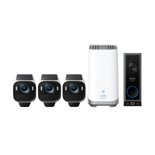 eufy-security-eufycam-s3-pro-3-cam-kit-video-doorbell-e340-akku image 1