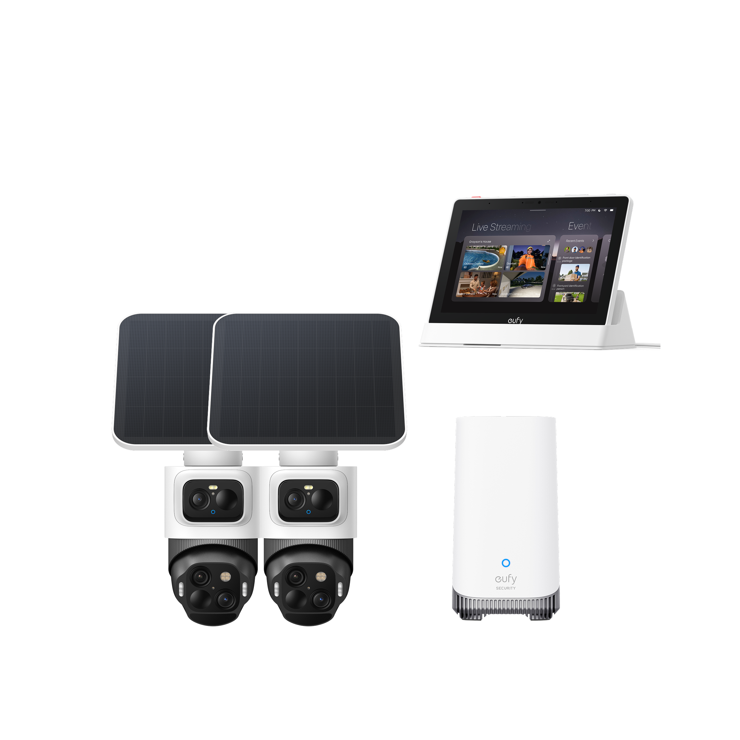 eufy-security-eufycam-s4-2-cam-kit-smart-display-e10-berwachungsset image 1