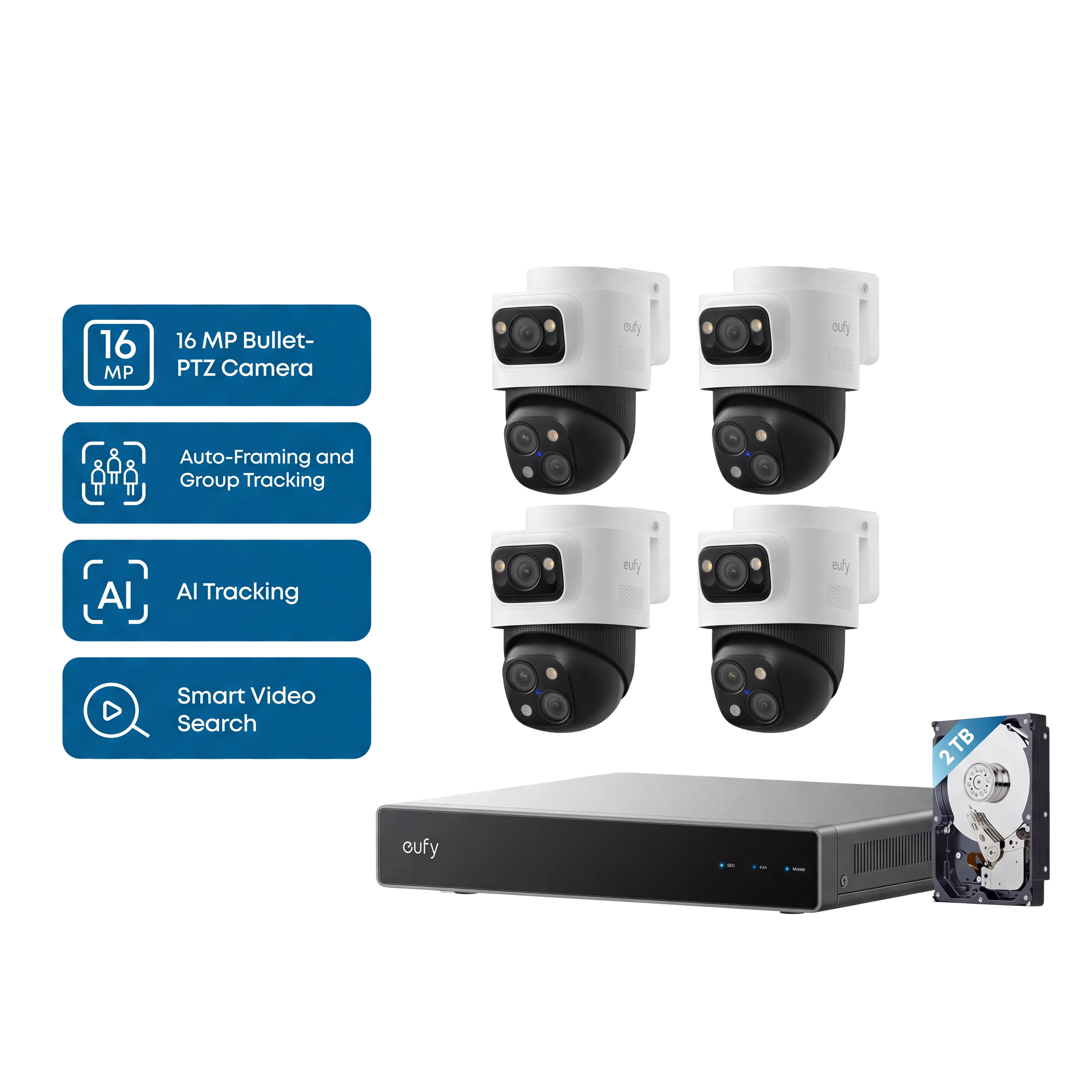 eufy-security-s4-max-poe-nvr-security-system-mit-4k-triple-lens-bullet-ptz-kamer image 2