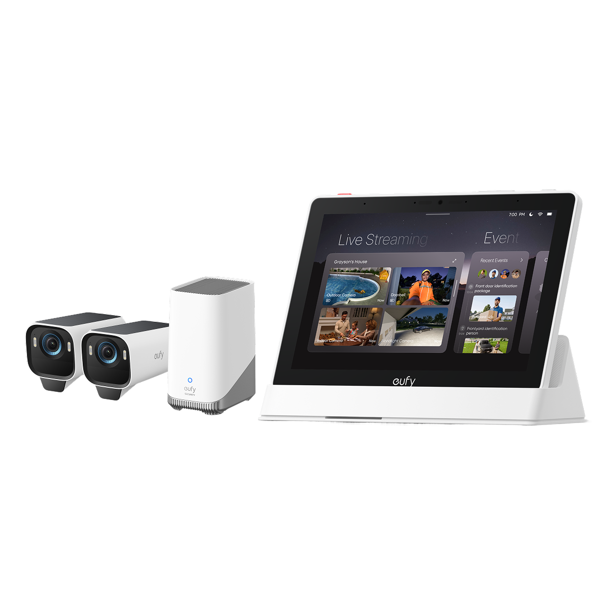 eufy-security-smart-display-eufycam-s3-pro-4-kamera-kit image 4