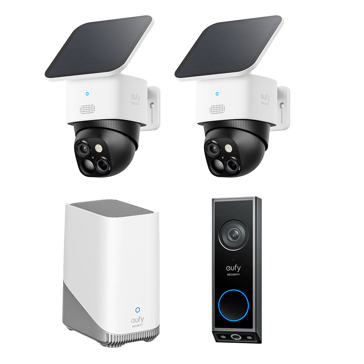 eufy-security-solocam-s340-doppelpack-video-doorbell-e340-homebase-3-komplettset image 1