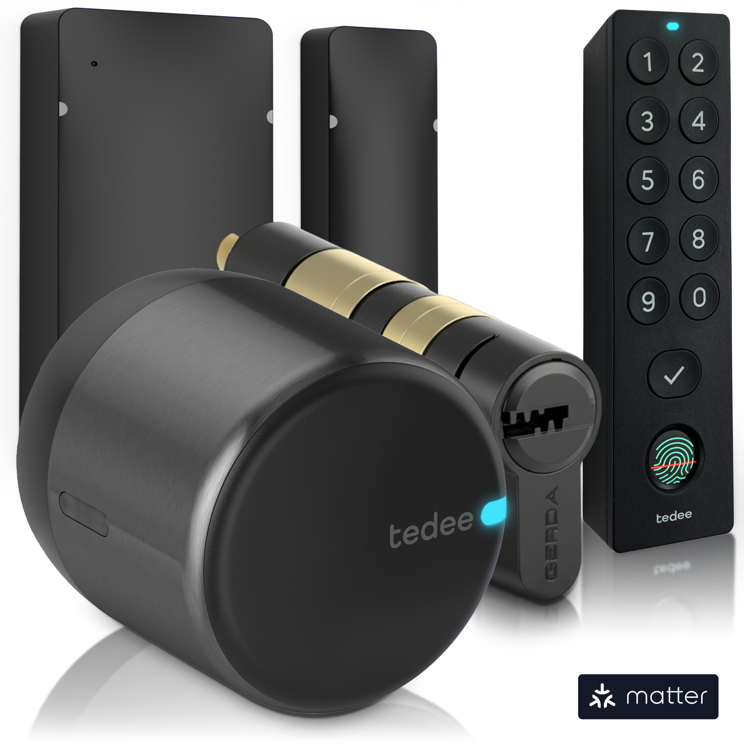 tedee-go2-t-rsensor-zylinder-keypad-bundle-mit-keypad-pro image 2