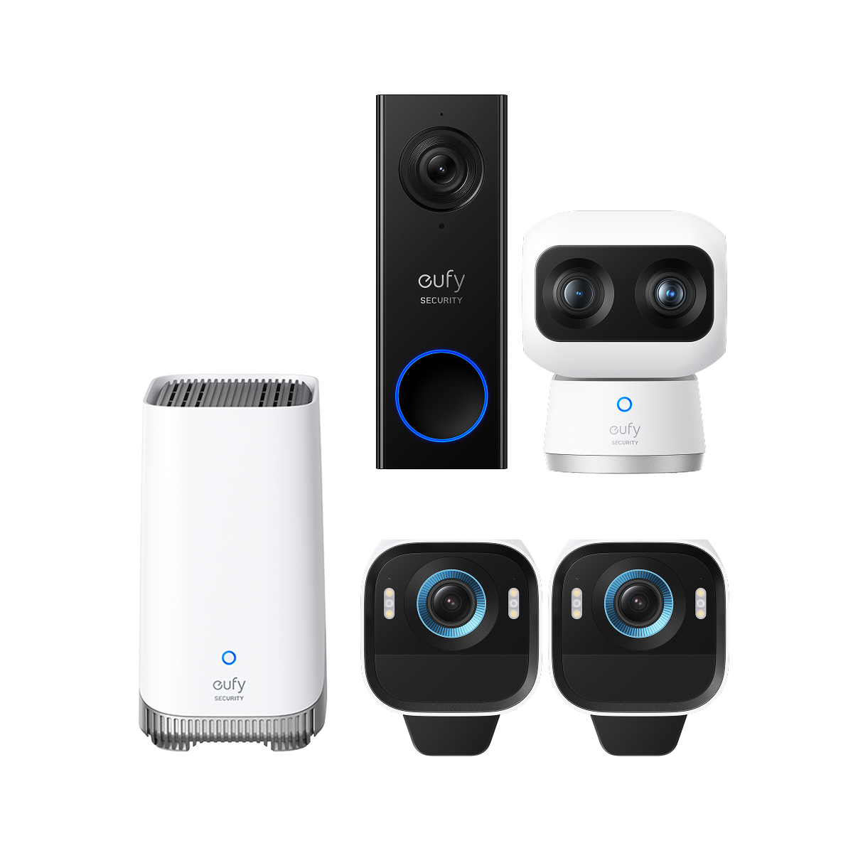 eufy-security-eufycam-s3-pro-2er-set-indoor-cam-s350-video-doorbell-c30-komplett image 1