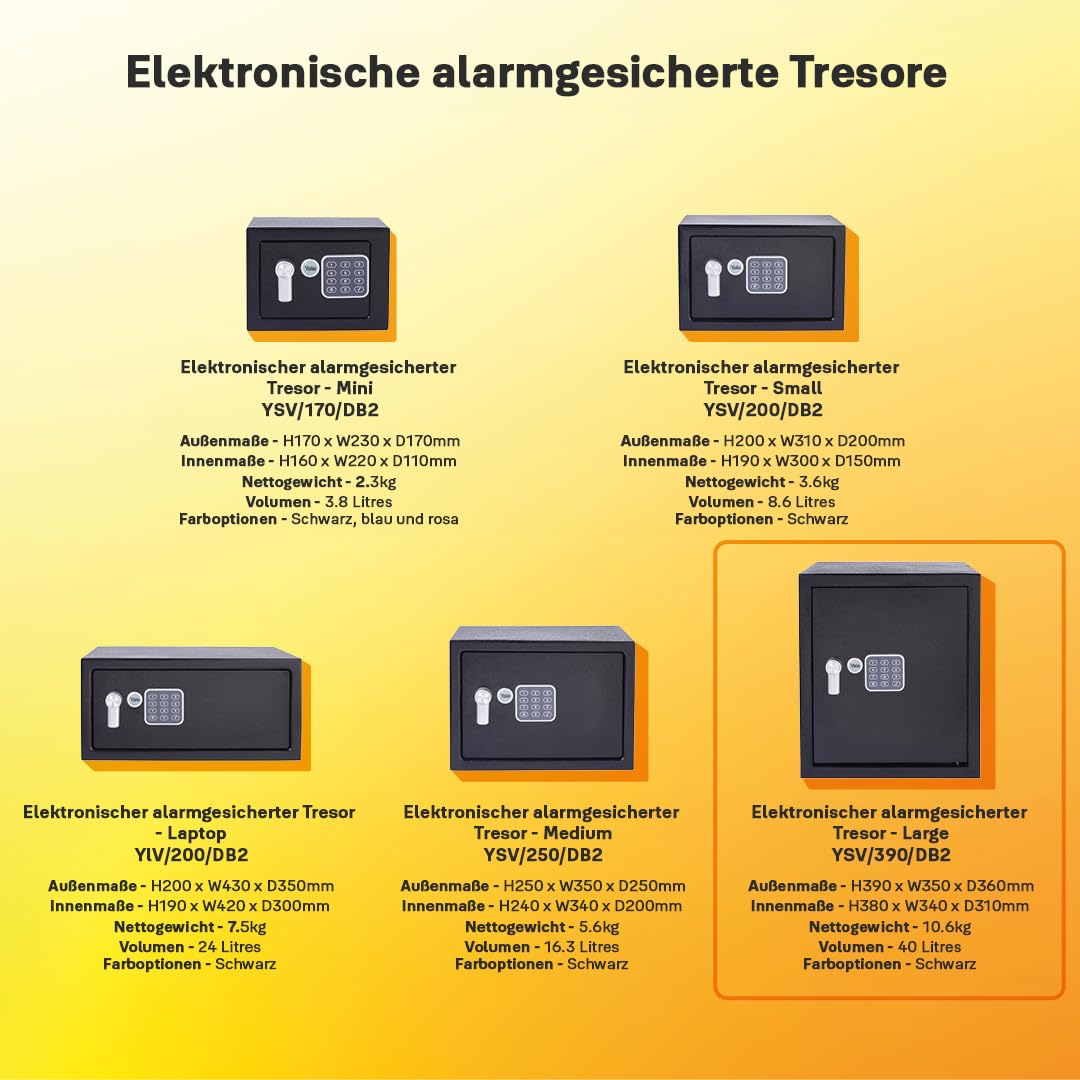 yale-ysv-390-db2-elektronik-tresor-large-40-l-zahlencode-3-8-stellig-39x35x36-cm image 6