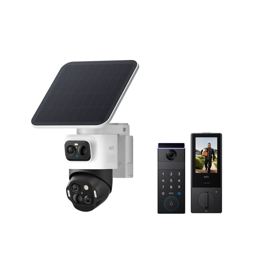 eufy-security-eufycam-s4-bullet-ptz-4k-familock-s3-max-smart-lock-set image 1