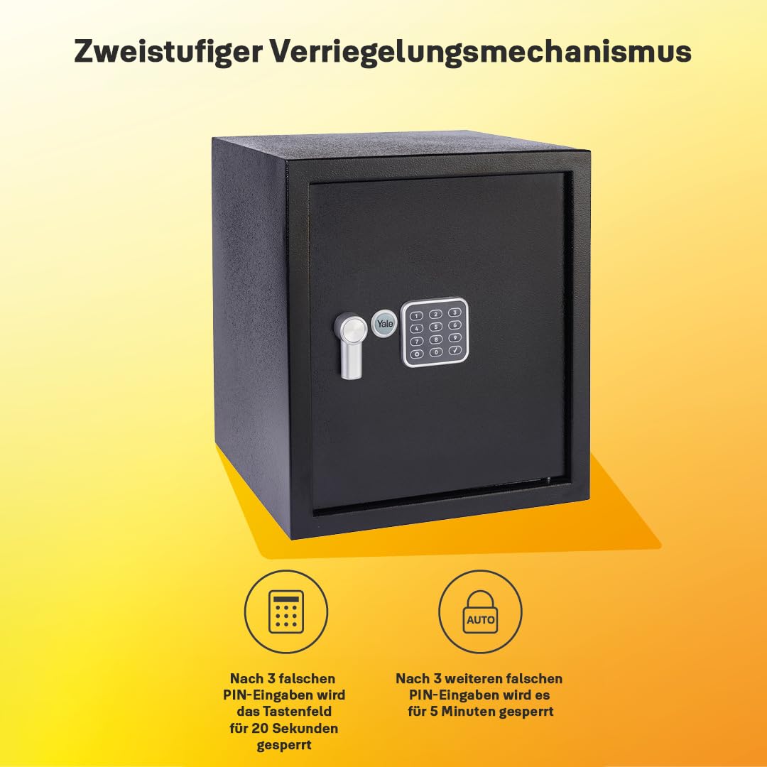 yale-ysv-390-db2-elektronik-tresor-large-40-l-zahlencode-3-8-stellig-39x35x36-cm image 3