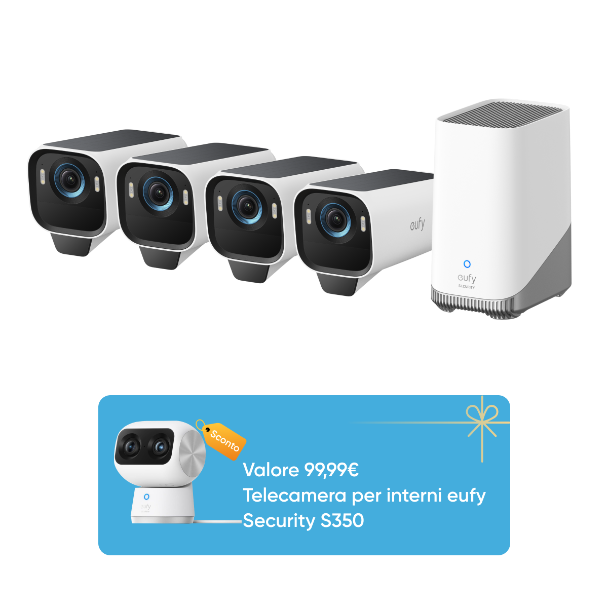 eufy-security-eufycam-s3-pro-4-kamera-set-indoor-cam-s350-berwachungssystem image 1