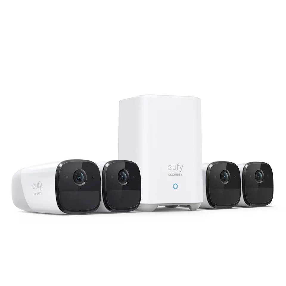 eufy-security-eufycam-2-pro-2k-4-kamera-set-homebase-2 image 1