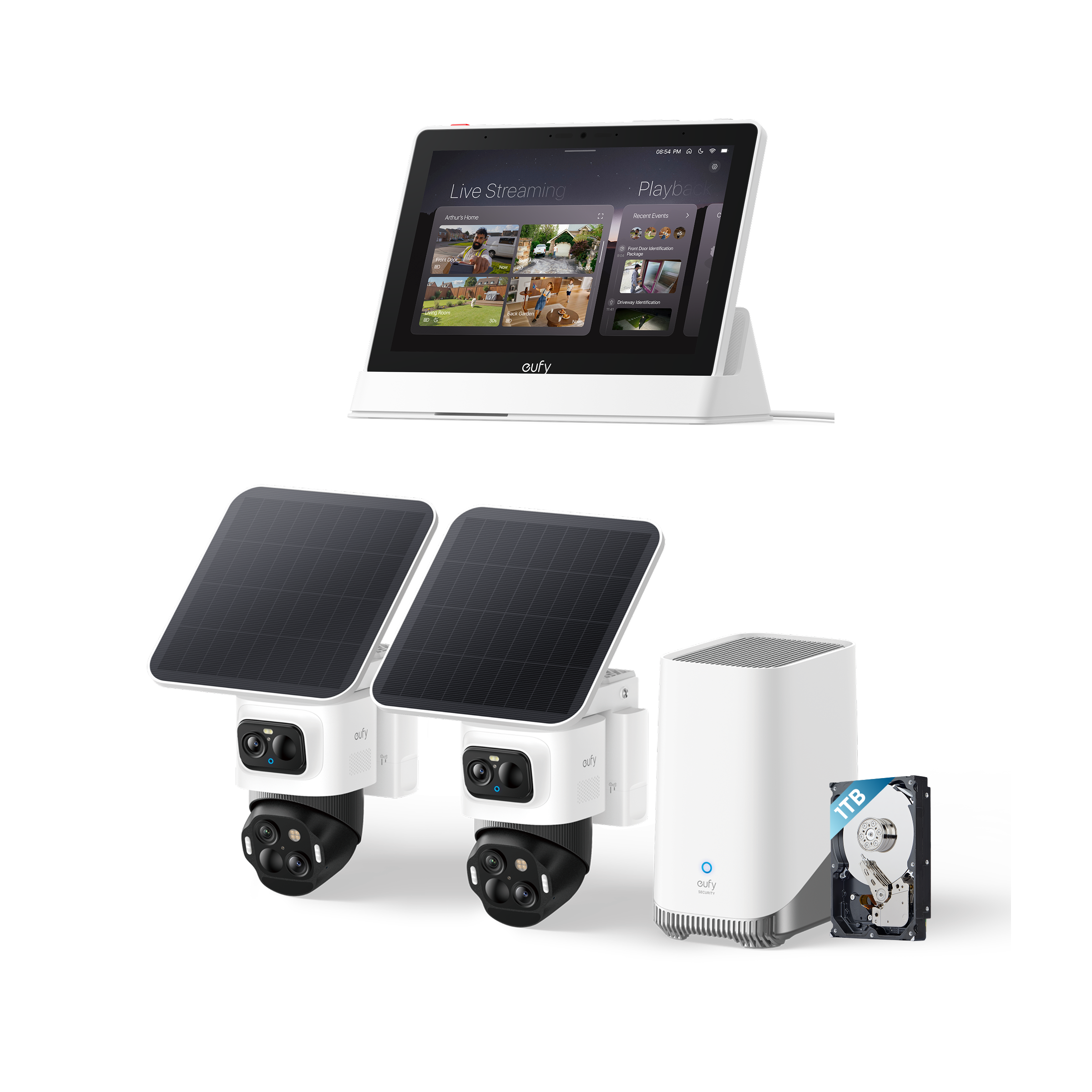 eufy-security-eufycam-s4-2er-set-homebase-3-display-1-tb image 1